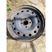 Диск Стальний   R15 6.0j PCD4*100 ET45 DIA56.0 (чорний)|0331D|
